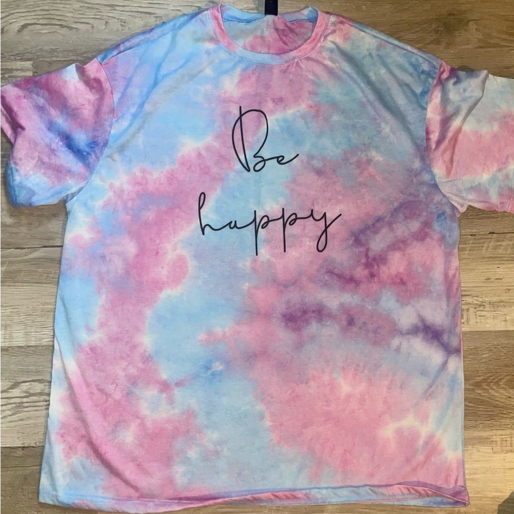 SHEIN Pastel Tie-Dye T-Shirt